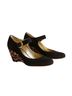 Giuseppe Zanotti 100% Suede Animal Print Black Brown Wedges Size 8 - photo 2