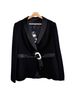 Escada 100% Wool 100% Silk Black Wool Blazer Size 12 - photo 1