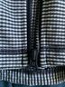 Lululemon Athletica Checkered-gingham Black Blue Jacket Size 6 - photo 3