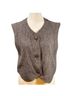 Giorgio Armani Print Brown Vest Size 10 - photo 1