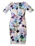 AX Paris Floral Multi Color Cocktail Dress Size M - photo 1