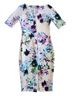 AX Paris Floral Multi Color Cocktail Dress Size M - photo 2