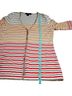 St. John Stripes Tan Red Cardigan Size S - photo 6
