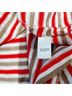 St. John Stripes Tan Red Cardigan Size S - photo 5