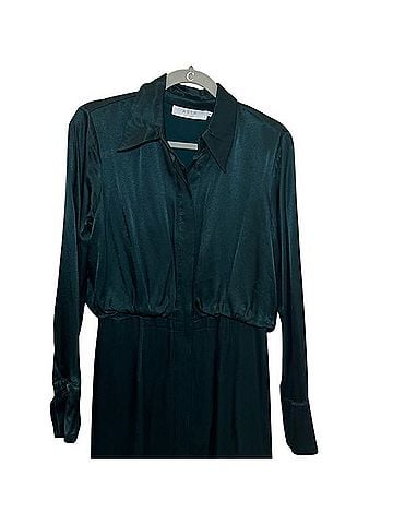Astr Silky Blouse Dress Casual Dress (view 2)