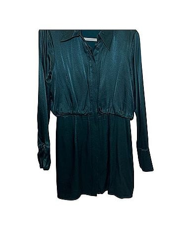 Astr Silky Blouse Dress Casual Dress (view 1)