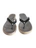 Tommy Bahama Black Gray Tan Flip Flops Size 7 - photo 1