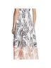 Vince Camuto 100% Polyester Print Orange Black Cocktail Dress Size 2 - photo 2