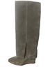 Vince Camuto Solid Green Boots Size 7 1/2 - photo 1