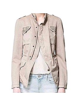 Zara Fitted Jacket Jacket (view 1)