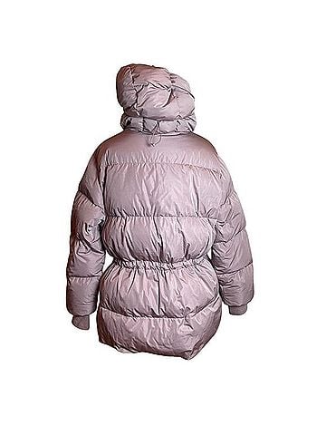 Sweaty Betty Alto Soft Padded Quilted Down Puffer Jacket Coat Water resistant Faux Leather Jacket (view 2)