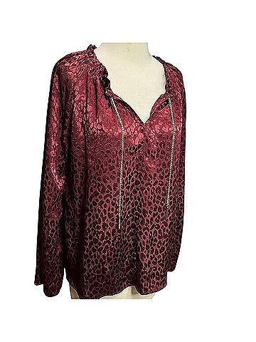 Michael Kors MMK Blouse Long Sleeve Top (view 2)