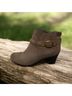 Clarks Brown Gray Ankle Boots Size 6 1/2 - photo 5