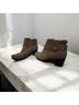 Clarks Brown Gray Ankle Boots Size 6 1/2 - photo 6