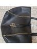 BCBG Solid Black Leather Tote One size - photo 11