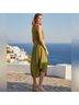 Ramy Brook 100% Polyester Green Casual Dress Size L - photo 5