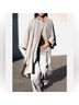 Zara Solid Gray Coat One size - photo 4
