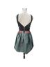 Three Floor Multi Color Green Black Orange Cocktail Dress Size 8 - photo 2