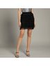 BCBGMAXAZRIA Black Silver Formal Skirt Size L - photo 9