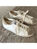 Sam Edelman White Gray Sneakers Size 8 - photo 4