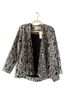 Hunter Bell 49% Acrylic 28% Polyester 15% Wool 8% Cotton 100% Polyester Black White Jacket Size M - photo 1