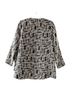 Hunter Bell 49% Acrylic 28% Polyester 15% Wool 8% Cotton 100% Polyester Black White Jacket Size M - photo 2