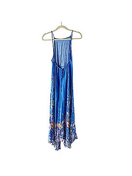 princess polly baby blue dress Free People Women's Fiona Lace-Trim Slip Dress - Allure Blue main image 1