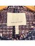 Rebecca Taylor 83% Cotton 10% Polyester 4% Viscose 2% Polyamide 1% Linen 100% Polyester Tweed Blue Pink Jacket Size 8 - photo 3