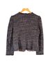 Rebecca Taylor 83% Cotton 10% Polyester 4% Viscose 2% Polyamide 1% Linen 100% Polyester Tweed Blue Pink Jacket Size 8 - photo 2