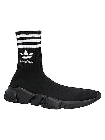 Balenciaga Balenciaga x Adidas Speed Trainer Black (view 1)