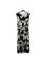 Chico's Print Black White Casual Dress Size M - photo 2