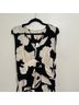 Chico's Print Black White Casual Dress Size M - photo 4