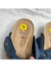 Fly Flot 100% Leather Floral Blue Sandals Size 9 - photo 3