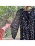 Anthropologie 99% Viscose 1% Metallic Fiber 100% Modal Print Black Romper Size S - photo 4