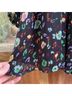 Anthropologie 99% Viscose 1% Metallic Fiber 100% Modal Print Black Romper Size S - photo 5