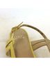 Stuart Weitzman 100% Leather Solid Yellow Sandals Size 6 1/2 - photo 3