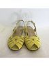 Stuart Weitzman 100% Leather Solid Yellow Sandals Size 6 1/2 - photo 5