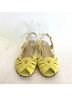 Stuart Weitzman 100% Leather Solid Yellow Sandals Size 6 1/2 - photo 8