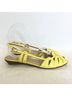 Stuart Weitzman 100% Leather Solid Yellow Sandals Size 6 1/2 - photo 12