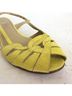 Stuart Weitzman 100% Leather Solid Yellow Sandals Size 6 1/2 - photo 10