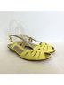 Stuart Weitzman 100% Leather Solid Yellow Sandals Size 6 1/2 - photo 7