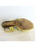 Stuart Weitzman 100% Leather Solid Yellow Sandals Size 6 1/2 - photo 11