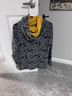 Ampersand Ave Floral Gray Yellow Pullover Hoodie Size M - photo 4