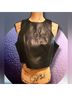 REVOLVE 100% Lambskin Black Leather Top Size XL - photo 5