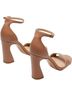 Steve Madden 100% Leather Brown Heels Size 9 1/2 - photo 3