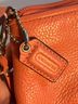 Coach 100% Leather Orange Leather Clutch One size - photo 3