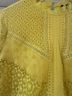 James Coviello Yellow Long Sleeve Blouse Size 2 - photo 7