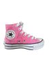 Converse 100% Canvas Pink White Sneakers Size 4 - photo 1