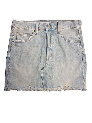 MNG Denim Skirt (view 1)