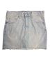 MNG 100% Cotton Blue Denim Skirt Size 6 - photo 1